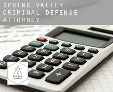Spring Valley  criminal defense attorney
