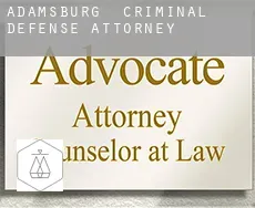 Adamsburg  criminal defense attorney