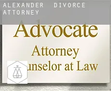 Alexander  divorce attorney