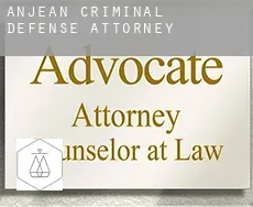 Anjean  criminal defense attorney
