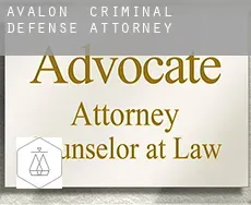 Avalon  criminal defense attorney