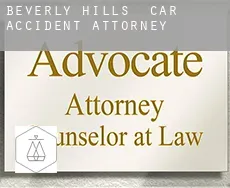 Beverly Hills  car accident attorney