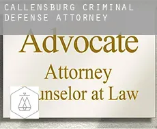 Callensburg  criminal defense attorney