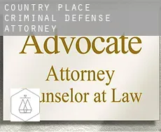 Country Place  criminal defense attorney