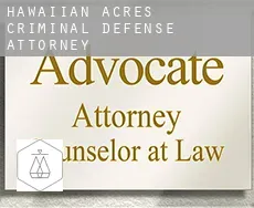 Hawaiian Acres  criminal defense attorney