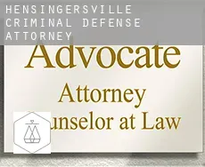 Hensingersville  criminal defense attorney