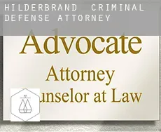 Hilderbrand  criminal defense attorney