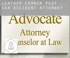 Leather Corner Post  car accident attorney