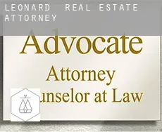 Leonard  real estate attorney