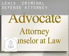 Lewis  criminal defense attorney