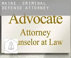 Maine  criminal defense attorney