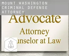 Mount Washington  criminal defense attorney