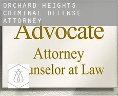 Orchard Heights  criminal defense attorney
