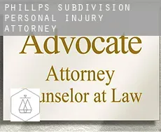 Phillps Subdivision  personal injury attorney
