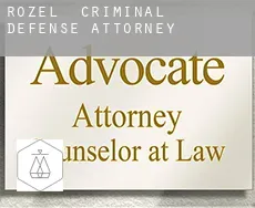 Rozel  criminal defense attorney