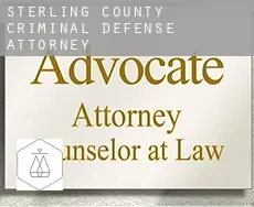 Sterling County  criminal defense attorney