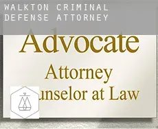 Walkton  criminal defense attorney