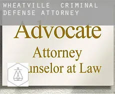 Wheatville criminal defense attorney