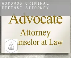 Wopowog  criminal defense attorney