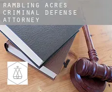 Rambling Acres  criminal defense attorney