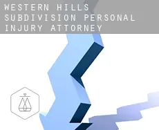 Western Hills Subdivision  personal injury attorney