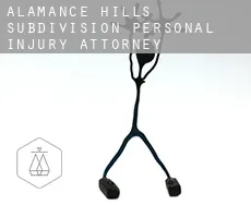 Alamance Hills Subdivision  personal injury attorney