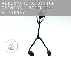 Aldermans Addition  criminal defense attorney