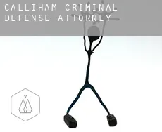 Calliham  criminal defense attorney