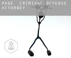 Page  criminal defense attorney