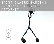 Saint Claire Gardens  criminal defense attorney