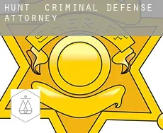 Hunt  criminal defense attorney