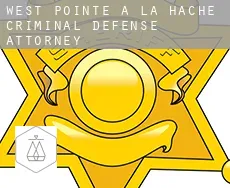 West Pointe A La Hache criminal defense attorney