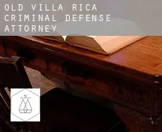 Old Villa Rica  criminal defense attorney