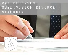 Van Peterson Subdivision  divorce attorney