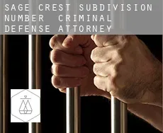 Sage Crest Subdivision Number 5  criminal defense attorney