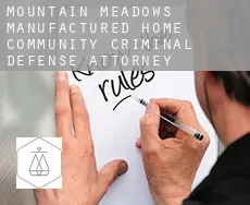 Mountain Meadows Manufactured Home Community  criminal defense attorney