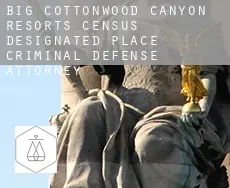 Big Cottonwood Canyon Resorts  criminal defense attorney