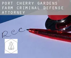 Port Cherry Gardens Farm  criminal defense attorney