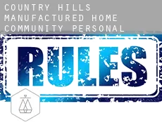Country Hills Manufactured Home Community  personal injury attorney
