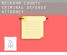 Beckham County  criminal defense attorney