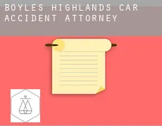 Boyles Highlands  car accident attorney