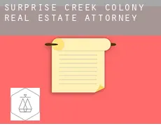 Surprise Creek Colony  real estate attorney